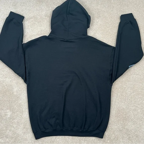 Grunt Style Hoodie Large Black Pullover American Flag Logo Patriotic Casual Men - Picture 14 of 15